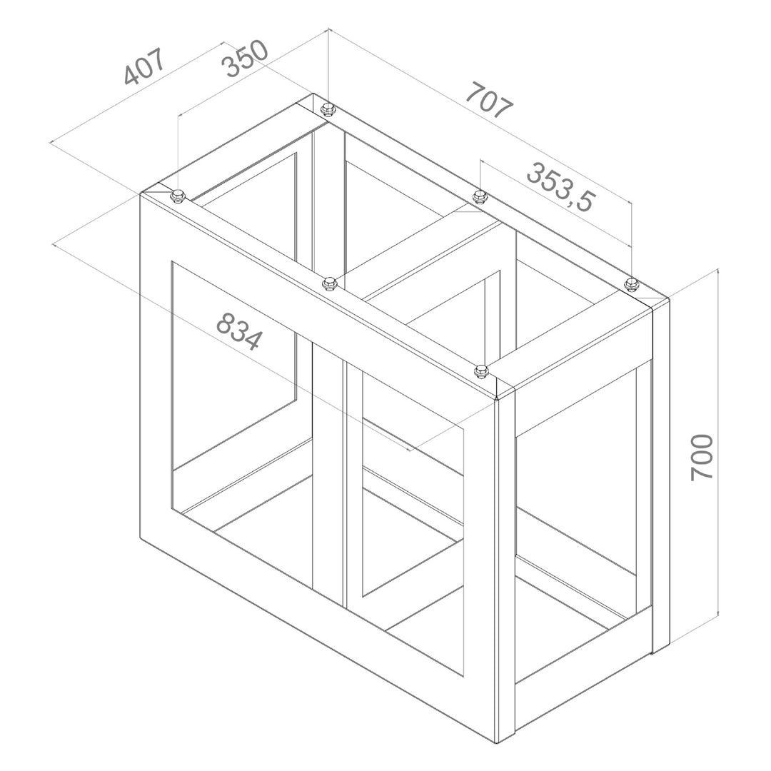 Walther Erdstück passend zur Produktreihe CUBE 400