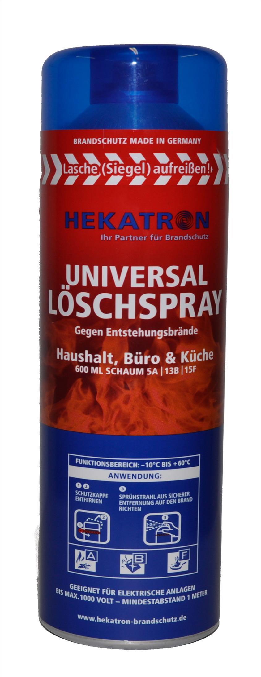 Hekatron Brandschutz Feuerlöschspray Haus, Büro & Küche - Art. 31-6900086-01-02