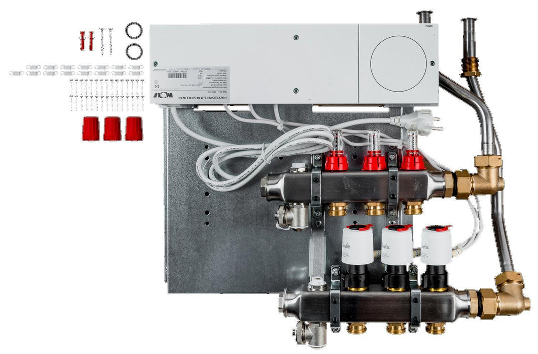 Wolf Heizkreisverteiler mit Regler CUC 3 Heizkreise, UF-Control 230V -Art. 2072443