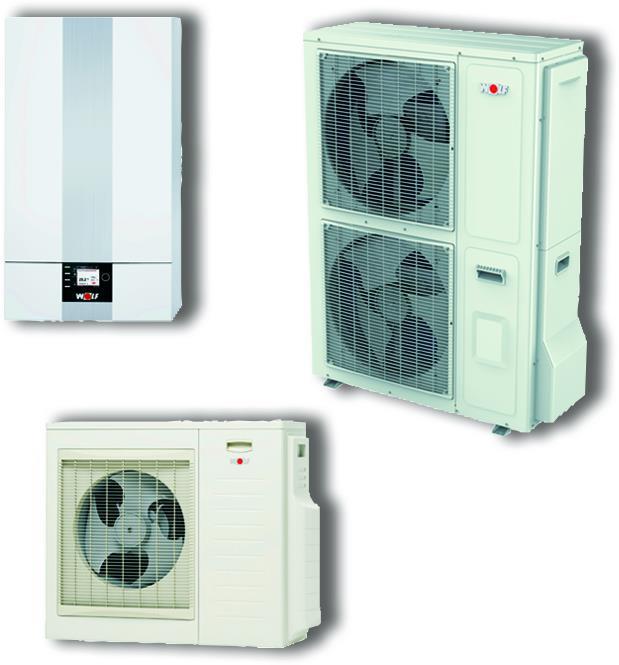 Wolf Wärmepumpe Luft-Wasser BWL-1S-10 in Splitbauweise, 400V, m. E-Heizelement -Art. 9146522