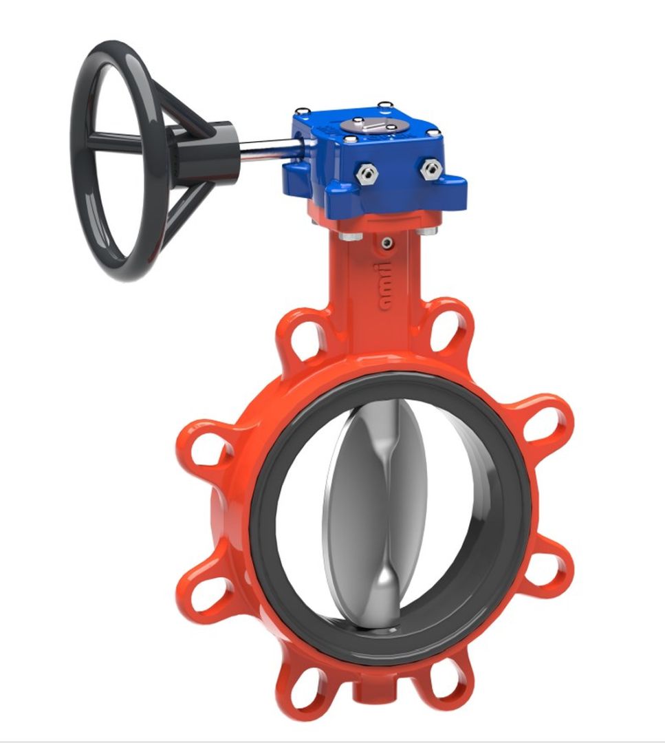 KSB Absperrklappe BOAX-SF,Gewindeflansch Getriebe MS200, PN10, DN600, EPDM -Art.05186201