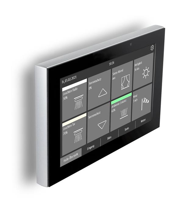 Elsner Elektronik Gebäudeautomation Touchpanel Fabro KNX - Art. 71270