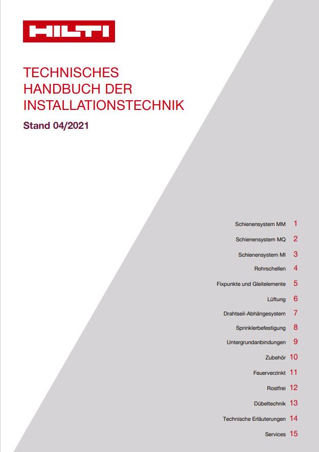 Hilti - Brandschutzsysteme Technisches Handbuch der Installationstechnik - Art.