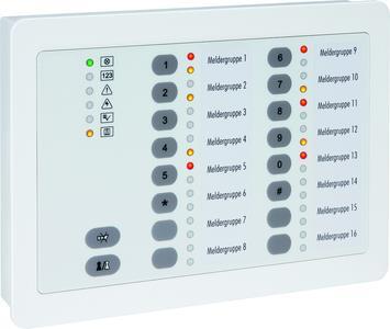 ABI-Sicherheitssysteme LED-Bedienteil BC 08/16-D - AP-Ausführung, Kunststoffgehäuse, weiß - Art. 14080930