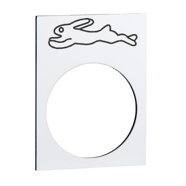 SCHNEIDER ELECTRIC Bezeichnungsschild 30x40mm weiß schnell -Art. ZB2BY4934