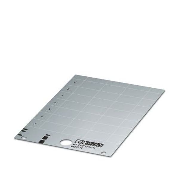 PHOENIX CONTACT Einrastschildchen US-EMP (27X18) SR silber unbeschriftet -Art. 0828851