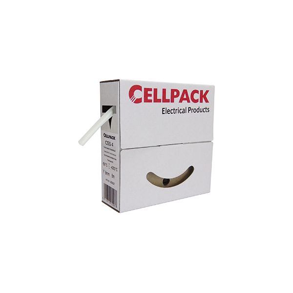 CELLPACK Silikonschlauch SB CSS 6mm transparent 12m Abrollbox -Art.258336