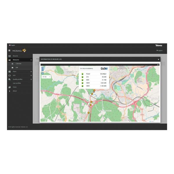 TELEVES Deutschland Option M6-UP-GPS MOSAIQ6 - GPSDrive Test -Art. 596201