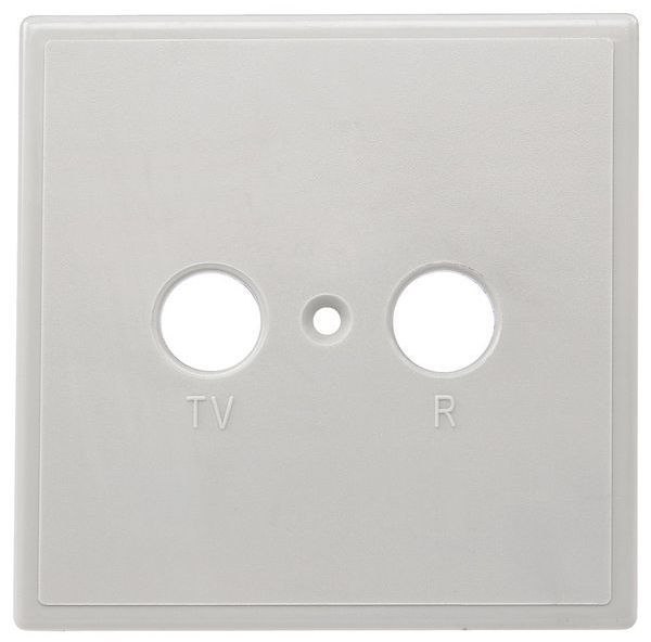 AXING BK-Steckdosen-Abdeckung TZU 2-00 einteilig Masse 80x80mm -Art. TZU00200