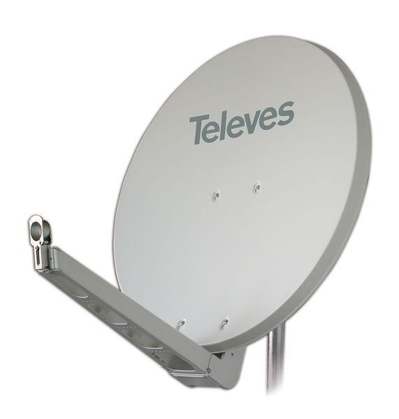 TELEVES Deutschland SAT-Spiegel ABAKUS S85QSD-W BxH85x95cm Feedarm klappbar ws -Art. 790304