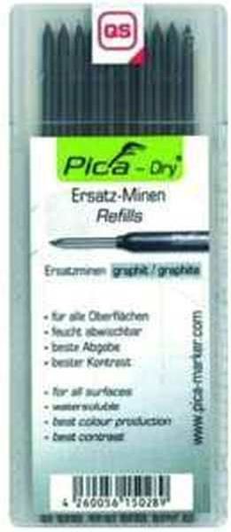 PICA Ersatzminen-Etui Uni-Set 4030 für Pica Dry 10x graphit -Art. 4030