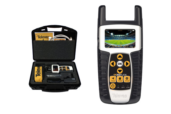 TELEVES Deutschland Messgerät H30S2C-K H30FLEX DVB-S2 U DVB-C Koffer -Art. 593313