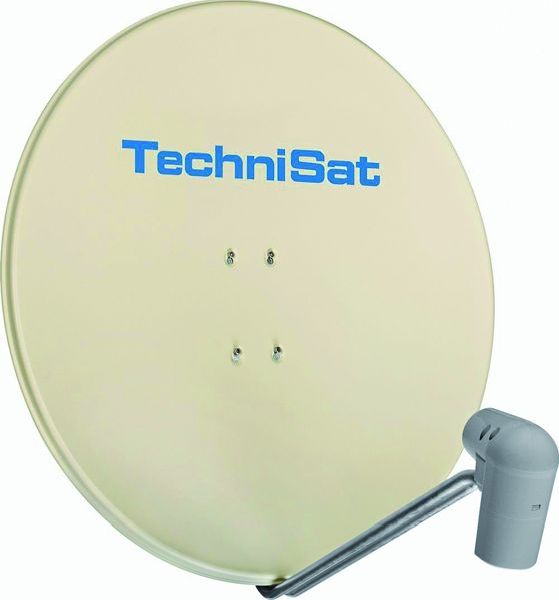 TECHNISAT SAT-Spiegel aus Aluminium ABAKUS SATMAN 850 Plus mit EUTELASTRASAT beige -Art. 1085/1655