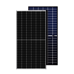 SUN-EARTH N-Typ Infinity Edge DXM8-72H 610W, Schwarzer Rahmen, Bifaziale 1,3m Kabel
