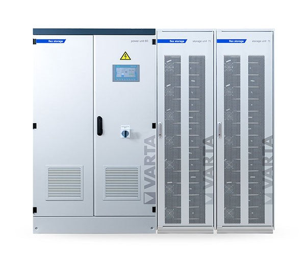 Solarics_VARTA Solarspeicher VARTA FLEX STORAGE E 80/150, STORAGE MIT BACKUP 135 KWH NUTZBAR, 80KW WR, INKL. INBETRIEBNAHME