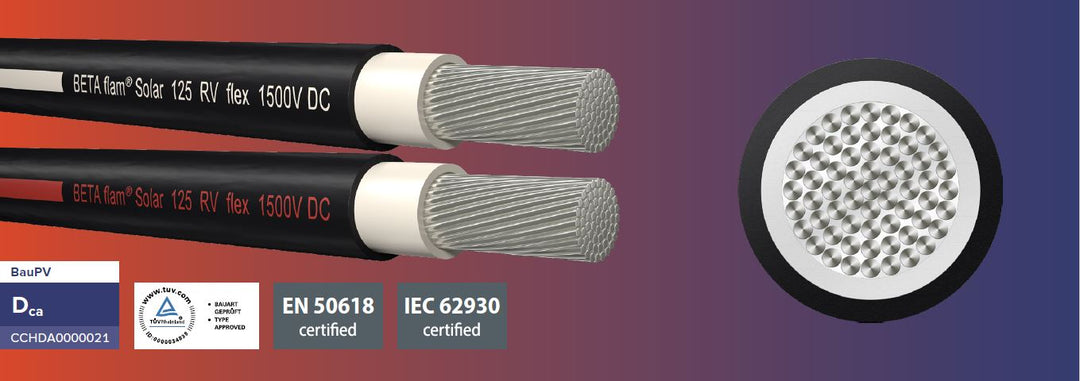 BETAflam 125 RV flex FRNC Solar 6 qmm Rot 100m