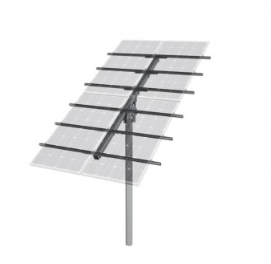Clenergy Post Mount (Kit mit 4 Paneelen) mit Betonsockel (Stangensystem)