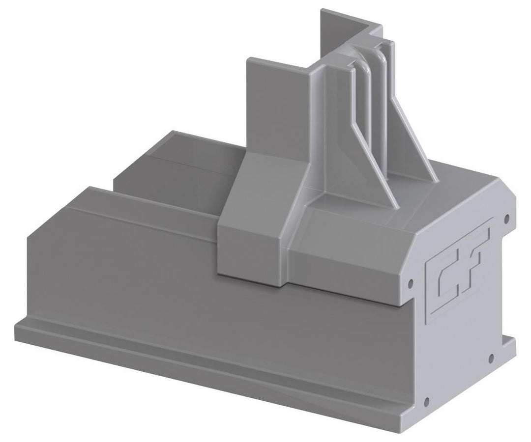 ClickFit Evo Montageschiene Endkappe Grau (100-8060)