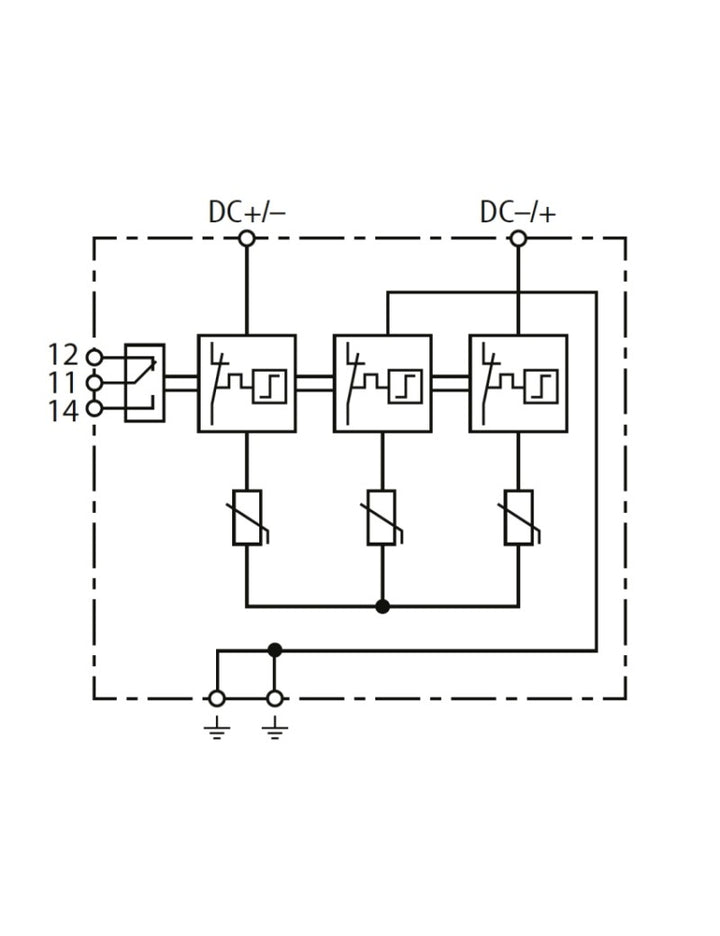DEHN Überspannungsschutzgerät DC 1200 V FM Typ 1+2