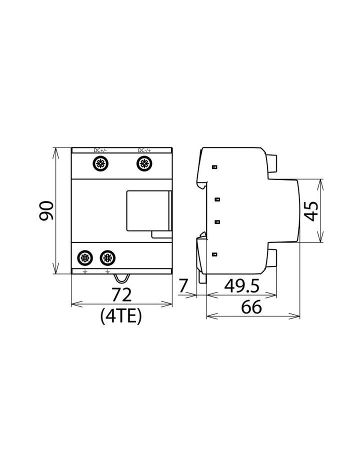 DEHN Überspannungsschutzgerät DC 1200 V Typ 1+2