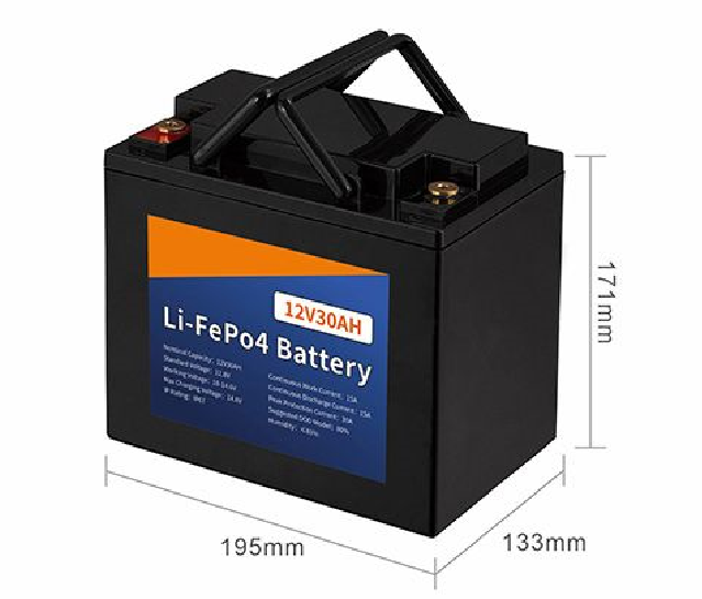 E-AblePower 12V30Ah Lithium-Batterie LiFePo4 0.38 kWh – Solarics GmbH