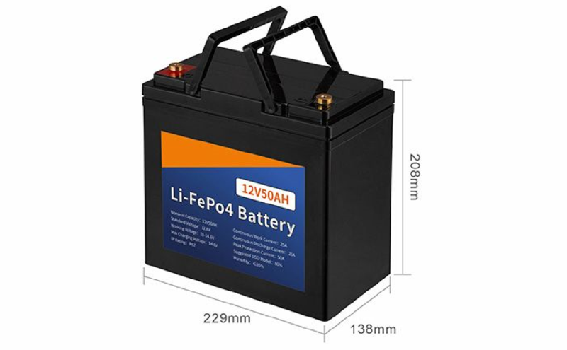 E-AblePower 12V50Ah Lithium-Batterie LiFePo4 0.64 kWh – Solarics GmbH