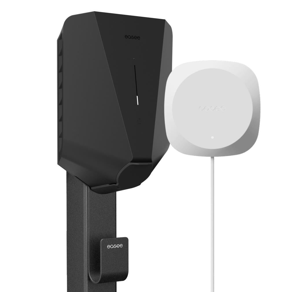 Easee Home Schwarzes Kit Paket mit Ladestation
