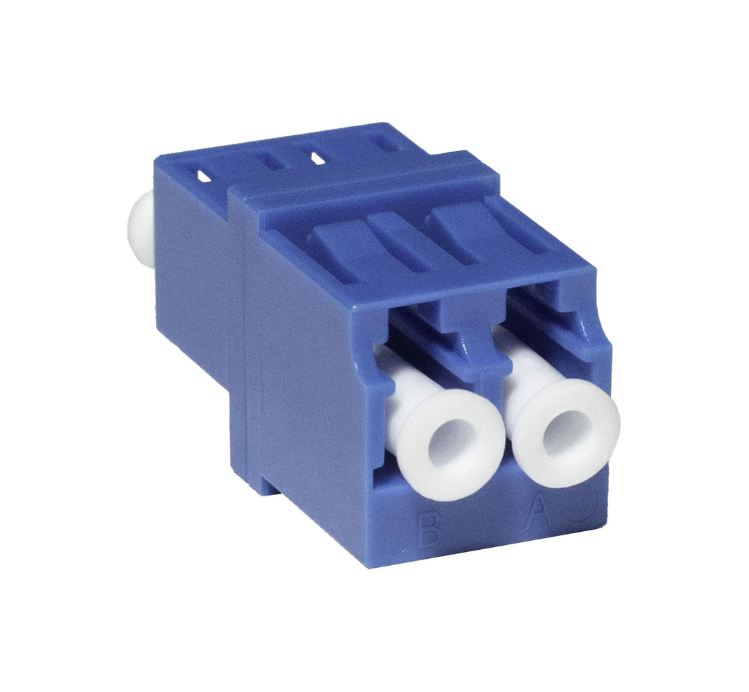 Emiter LC SM Duplex Adapter blau (ohne Flansch)