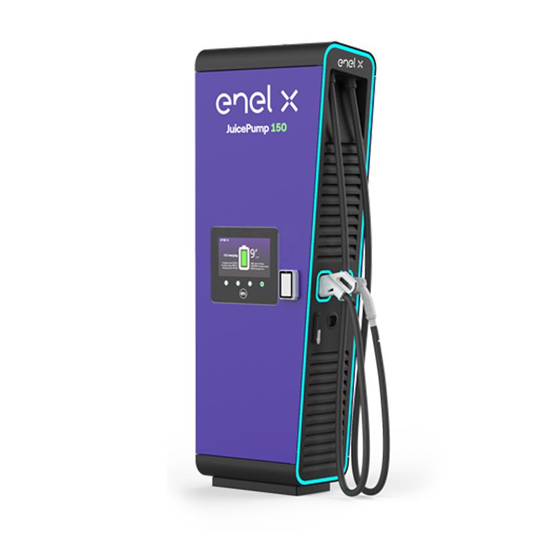 Enel X 8059015678041 JuicePump 150 Trio, CCS2 + CHAdeMO + AC-Steckdose Typ-2 22kW/32A mit Verschluss