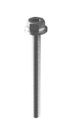 FlatFix Befestigungsschraube 6,5x70mm-Schwarz (1000670-B)