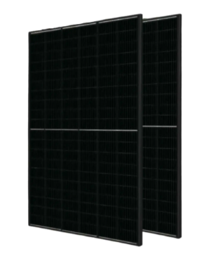 JA SOLAR Solarmodul JAM60S17-330/MR Mono Half-Cell 330W Vollschwarz