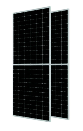 JA SOLAR Solarmodul JAM72D20-445/MB Bifacial Mono Perc 445W Silberner Rahmen