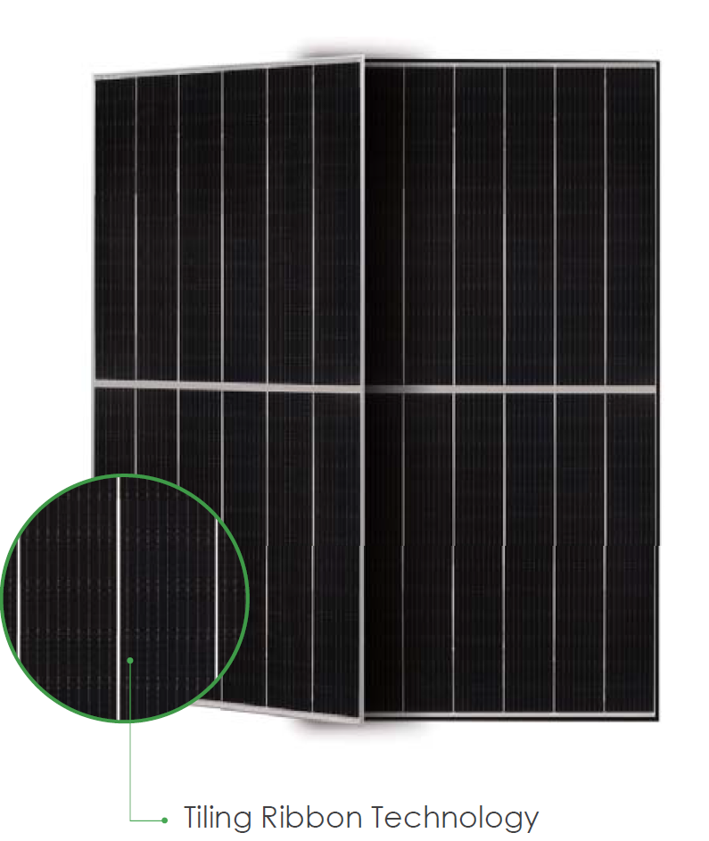 Jinko Tiger Solarmodul 375Wp HalfCell Schwarzer Rahmen N-Type