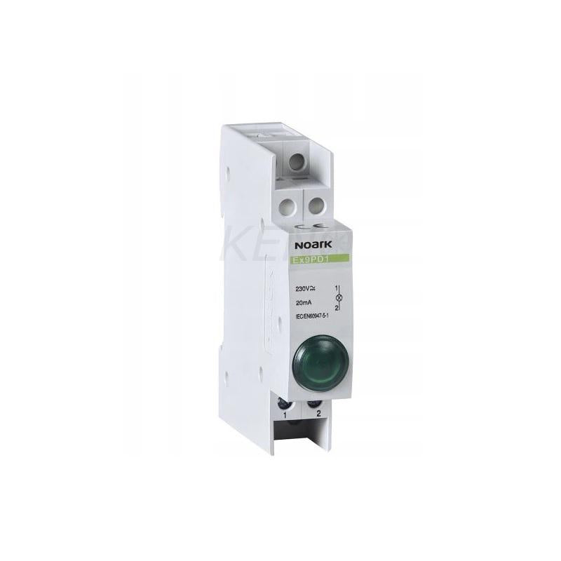 Noark Signallampe, 230V AC/DC, 1 blaue LED