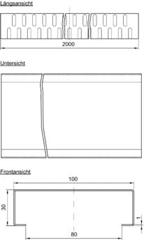 ACO PROFILINE STICHKANAL V2A 2