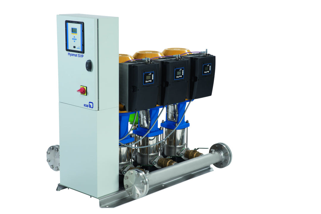 KSB Druckerhöhung Hyamat SVP 3/0203 B mit 3 Pumpen Movitec V 0203 B, 0,55 kW