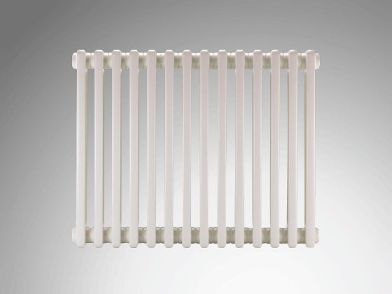 PURMO Röhrenradiator DELTA Laserline Ventil 3075, 42 Glieder, RAL 9016