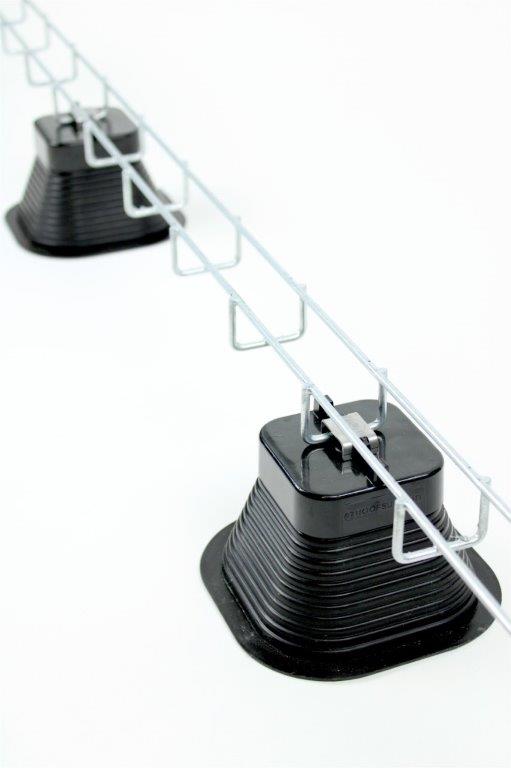 RoofSupport - Gitterrinnenset 65x100 EZ plus mit Dachträger (12m)