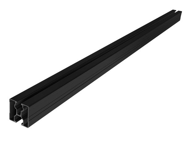 SL Rack Modultragprofil RAIL 40 - 4750 mm, schwarz eloxiert