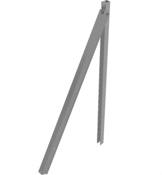 Schletter Fassadenstütze Light 1,3m Trägerset