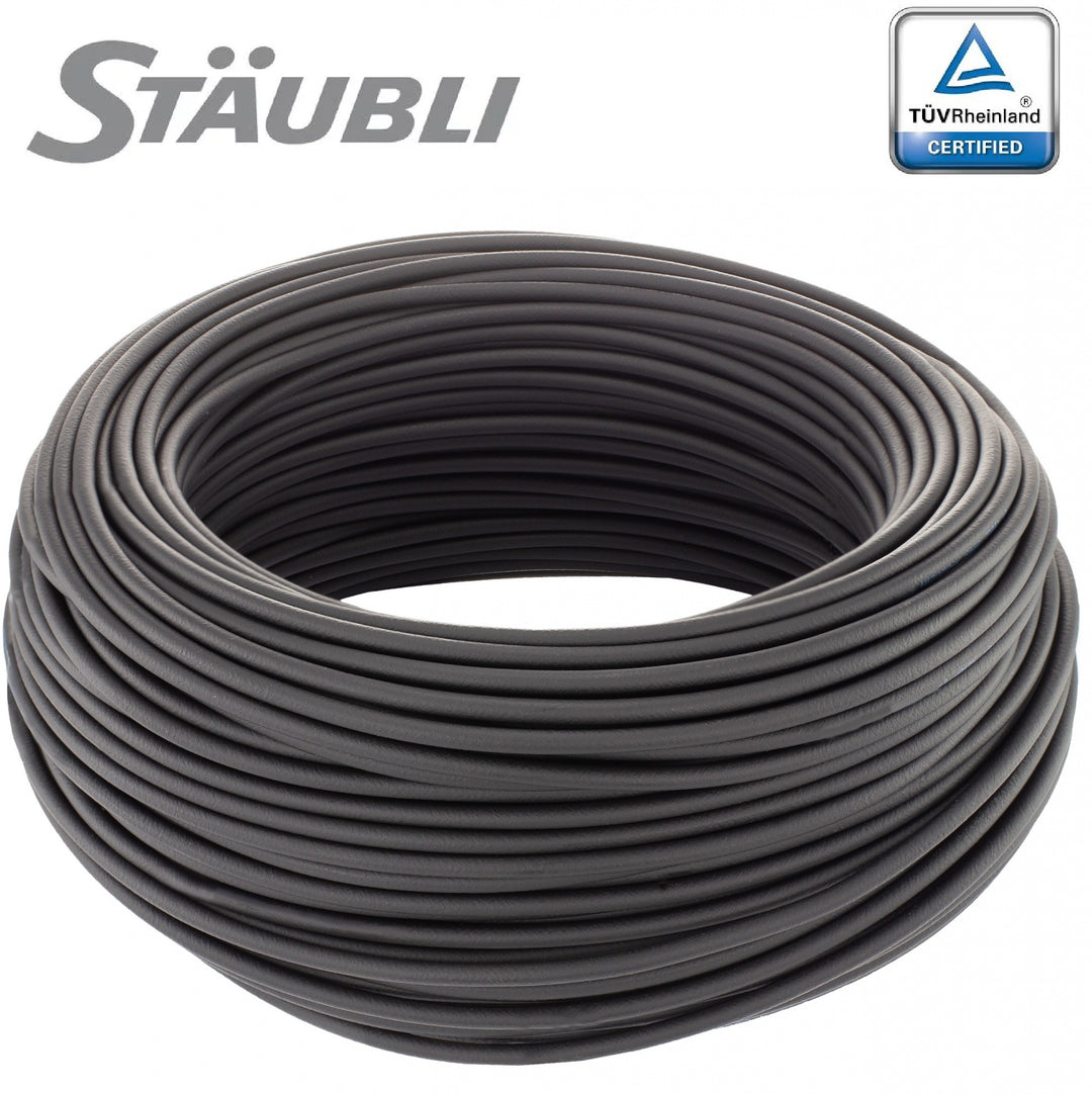 Stäubli Solarkabel 4mm2 MC-PV FLEX-SOL-EVO-TX H1Z2Z2-K Schwarz