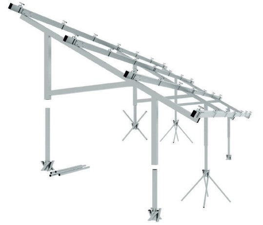 Treesystem 20° Freifeldtisch Hangsystem 2M stehend