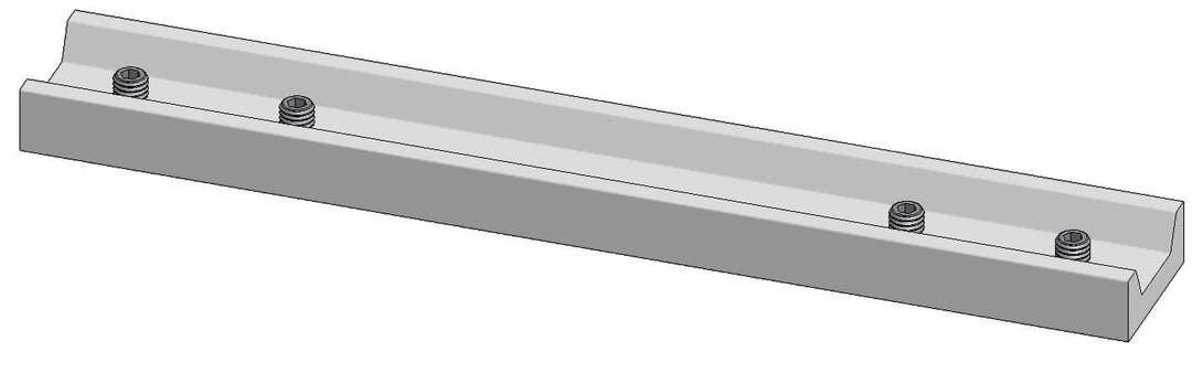 Van der ValkPitched Aluminium Kupplung 29x12 mm für Einsatzprofil (724810)