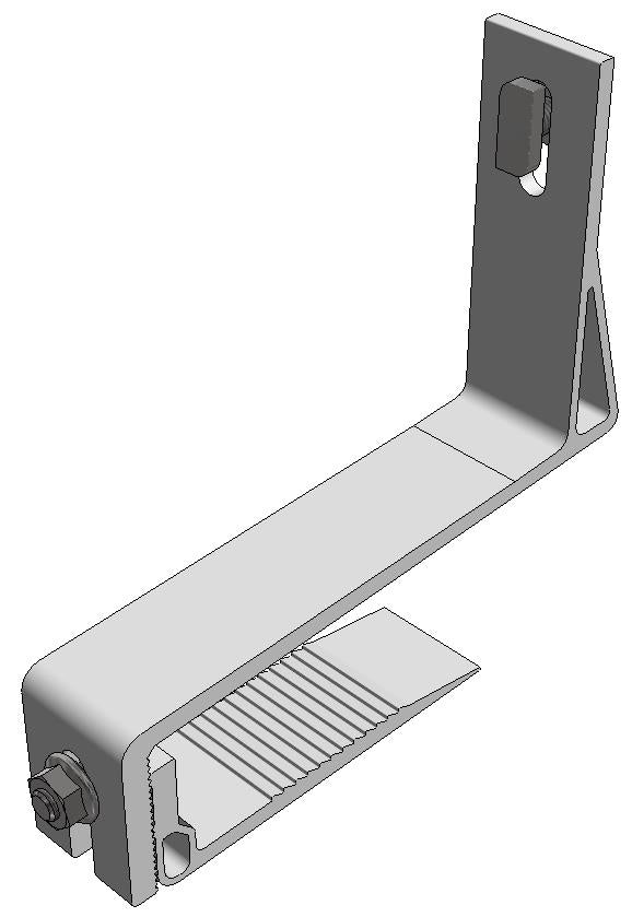 Van der ValkPitched Aluminiumhaken Slimline 37-60 mm verstellbare Seite (729540)