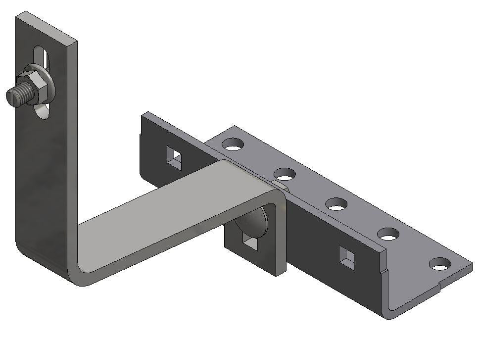 Van der ValkPitched Edelstahl Dachhaken - Strongline Seite (3x verstellbar) (747844)