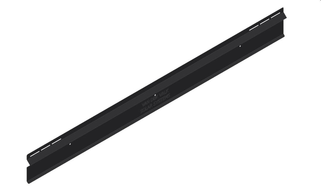 Van der ValkPro+ Verzinkte Rückplatte P10° L1160mm schwarz (742520ZW)