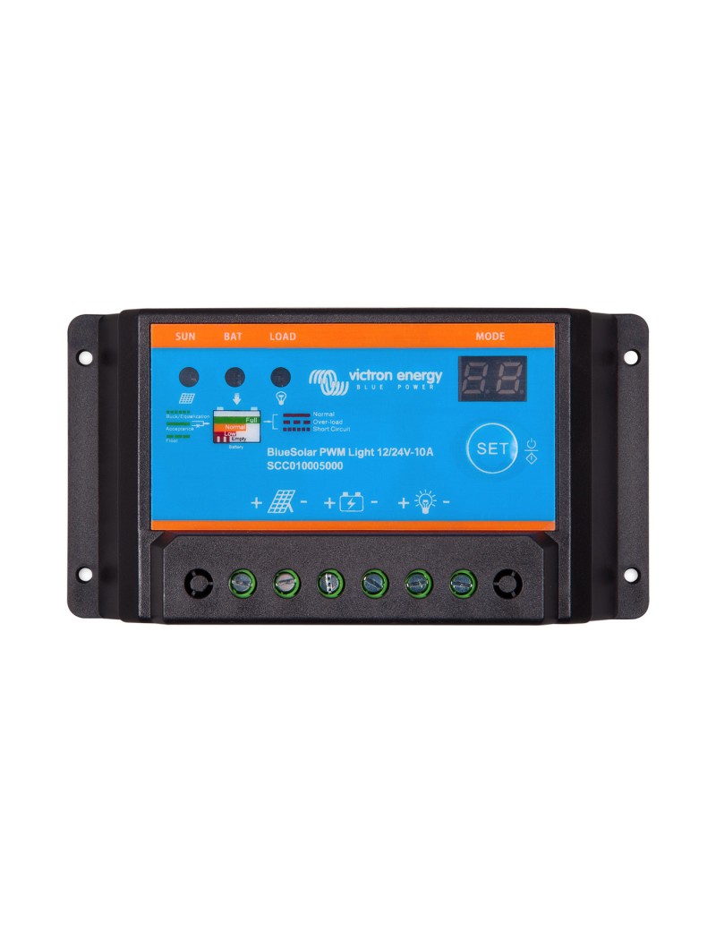 Victron Energy Laderegler BlueSolar PWM-Pro 12/24 V - 10 A