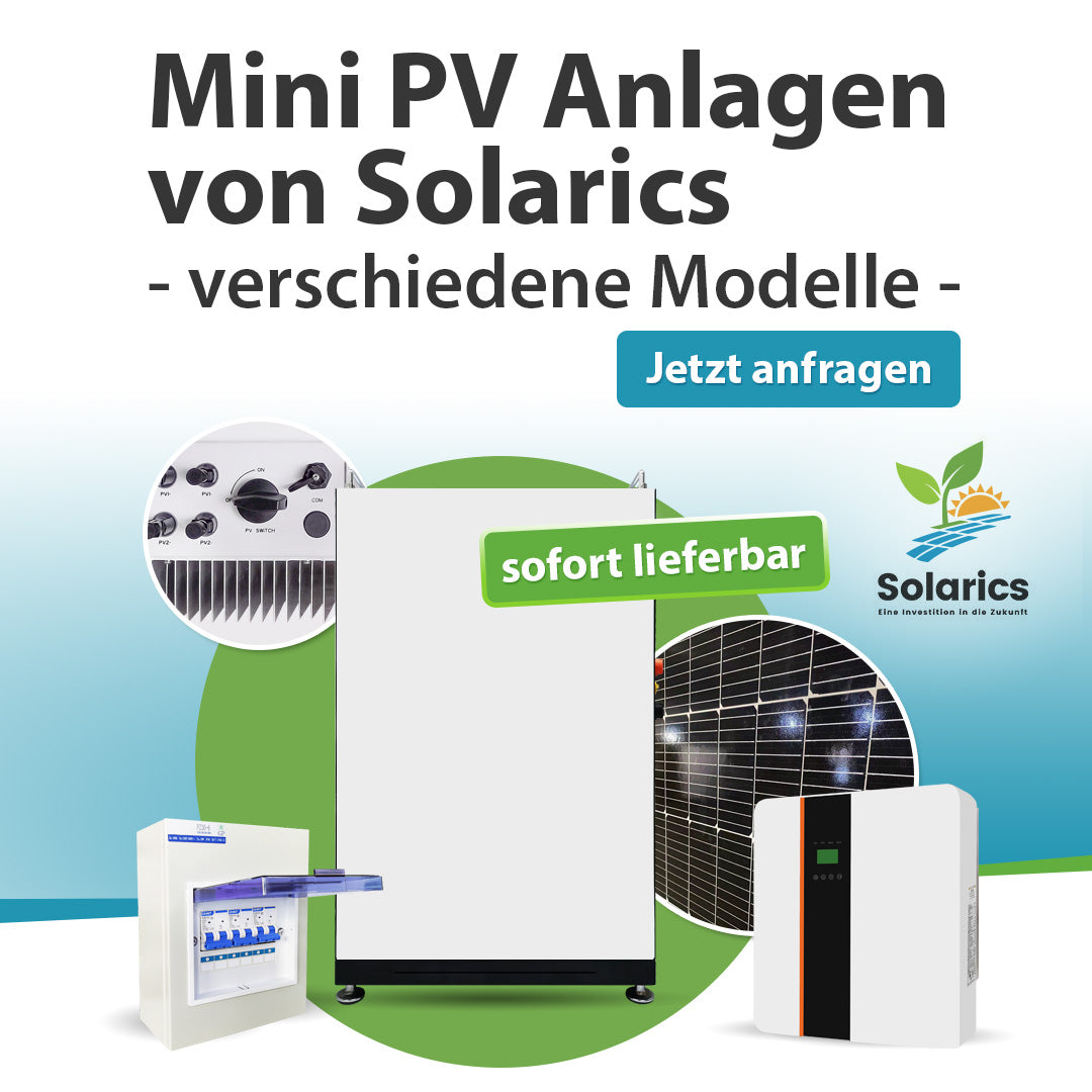 Mini PV-Anlage 6kW (komplett Set) 12kWh/Tag
