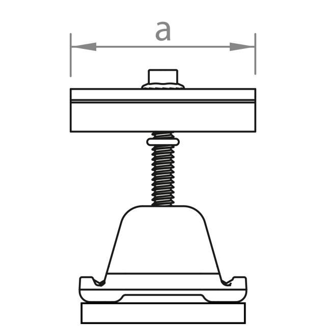 Novotegra top-fix Mittelklemme 43-52 Set C
