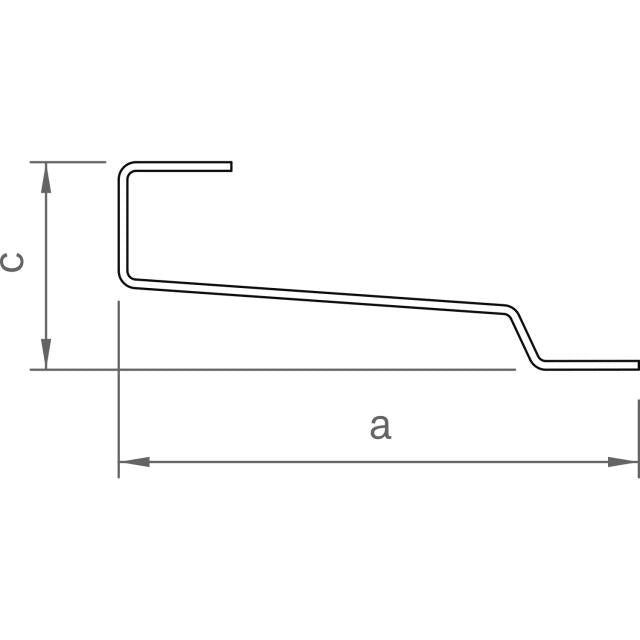 novotegra Dachhaken BS C-Form V2A